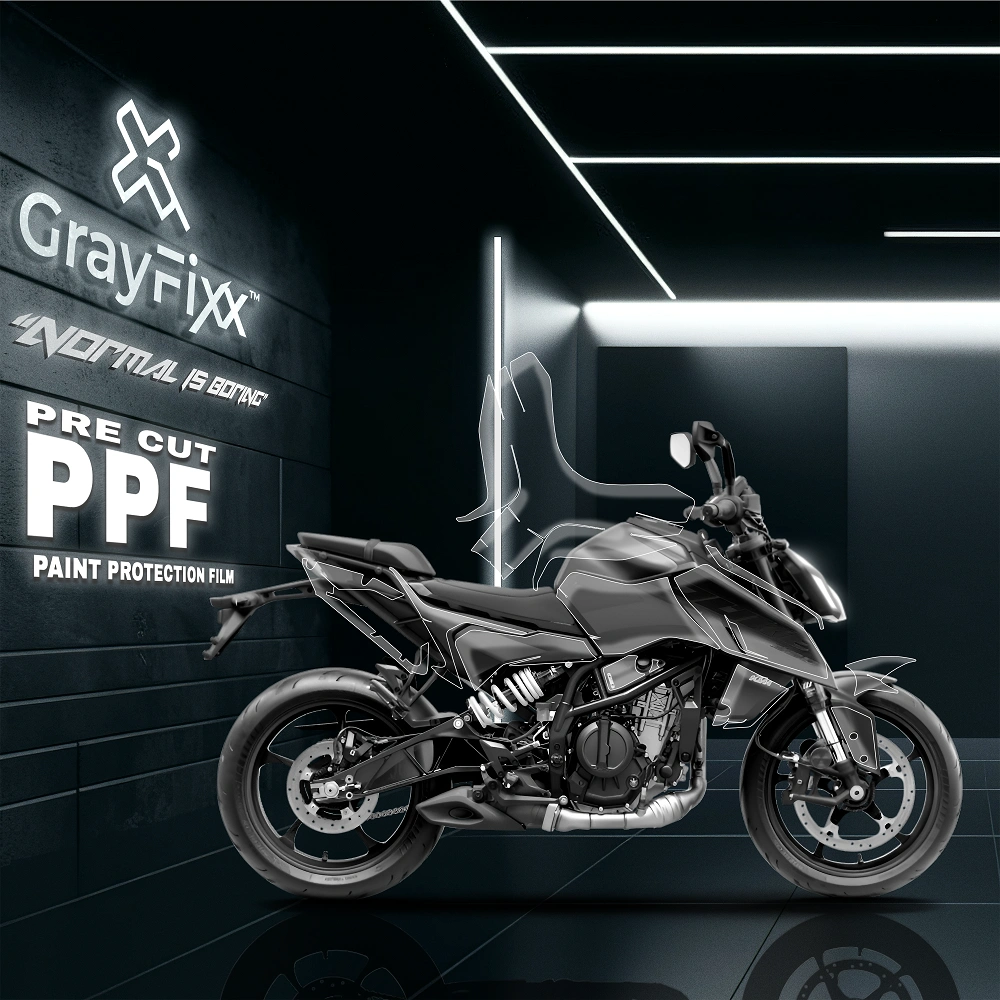 Pre Cut PPF For Duke 390 Gen 3 | 7.5 Mil Clear Gloss TPU Paint Protection Film | Duke 390 Gen 3 PPF